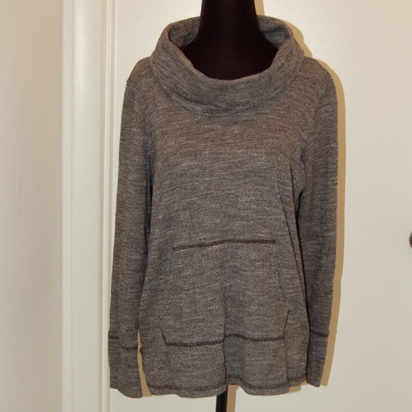 Sonoma Sweaters - Sonoma Life Style Gray Cowl Neck Sweater